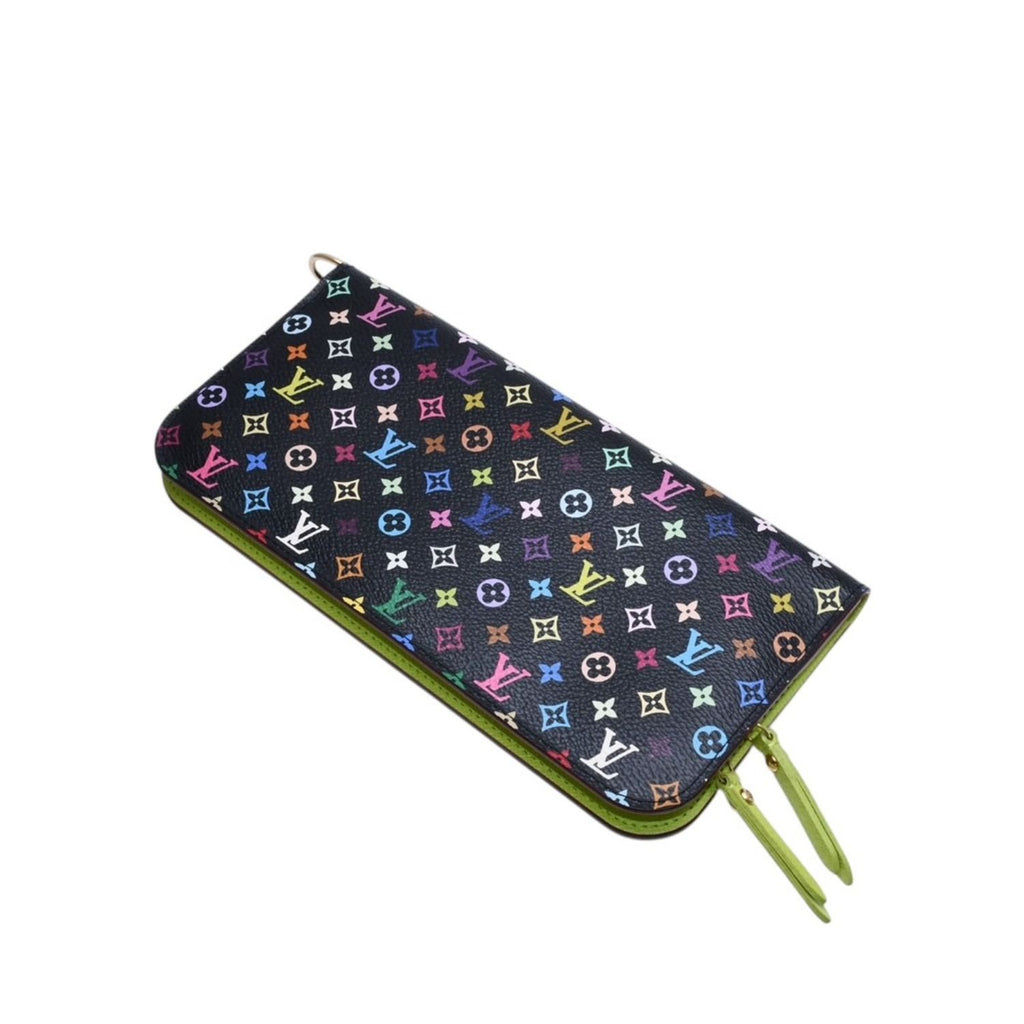 Louis Vuitton Portefeuille Insolite Wallet Monogram Multicolor Green Takashi — view 5
