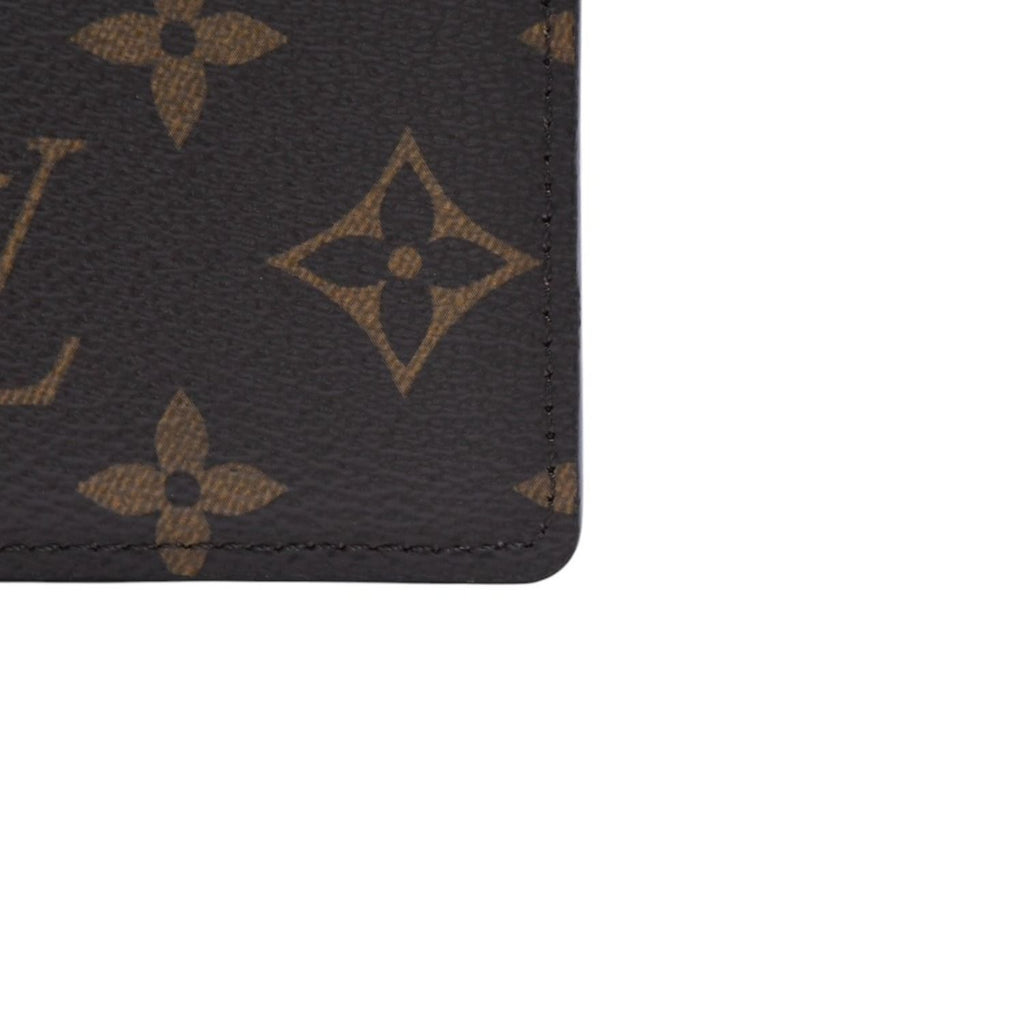Louis Vuitton Porte Cartes Simple Card Case Monogram Brown Wine — view 6