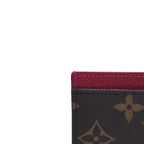 Louis Vuitton Porte Cartes Simple Card Case Monogram Brown Wine — view 7