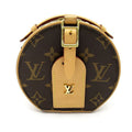 Louis Vuitton Petite Boite Chapeau Monogram Shoulder Bag Brown