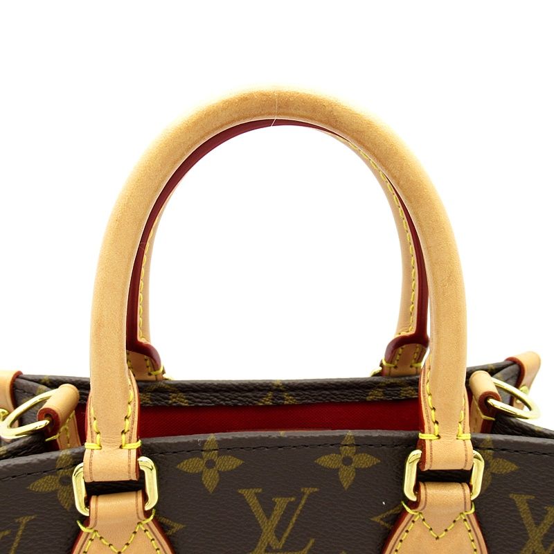 Louis Vuitton Sac Plat BB Monogram Handbag Brown — view 2