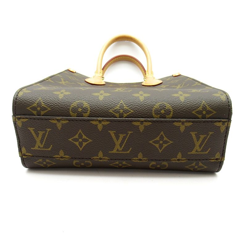 Louis Vuitton Sac Plat BB Monogram Handbag Brown — view 6