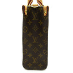 Louis Vuitton Sac Plat BB Monogram Handbag Brown — view 3