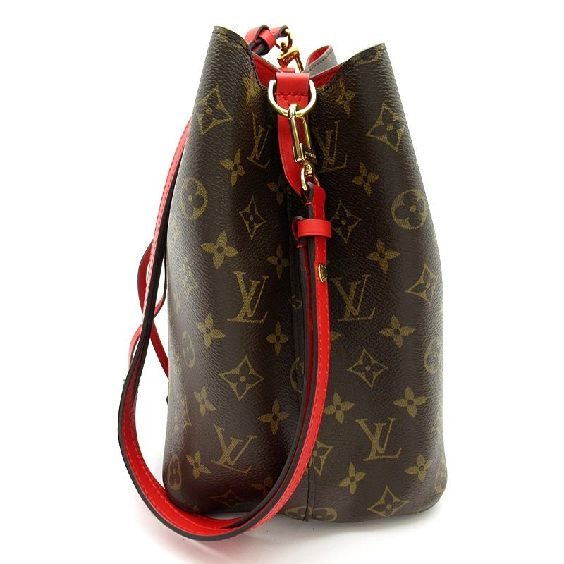 Louis Vuitton Neo Noe Monogram Shoulder Bag Coquelicot — view 3