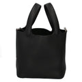 Hermes Picotin Lock PM Taurillon Clemence Handbag Black