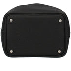 Hermes Picotin Lock PM Taurillon Clemence Handbag Black — view 6