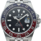 Rolex GMT Master 2 Watch Box SS Black Polished