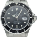 Rolex Submarinade Date Roulette SS Watch Black Polished