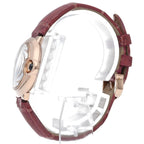 Cartier Ballon Blue de Watch 28 mm Diamond Box 18k Pink Gold Leather — view 3