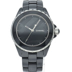 Chanel Untitled Watch 38 mm Auto Depth Lock World Limited Pieces Box Ceramic — view 2