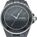 Chanel Untitled Watch 38 mm Auto Depth Lock World Limited Pieces Box Ceramic