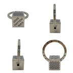 Louis Vuitton Damier Cube Ring Key Holder Charm — view 3