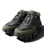 Prada Cloudbust Thunder Mesh Sneakers Volume Sole 37.5 Khaki Black — view 2