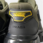 Prada Cloudbust Thunder Mesh Sneakers Volume Sole 37.5 Khaki Black — view 8