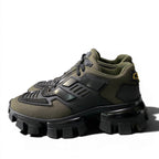 Prada Cloudbust Thunder Mesh Sneakers Volume Sole 37.5 Khaki Black — view 4