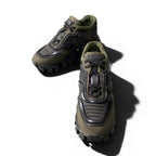Prada Cloudbust Thunder Mesh Sneakers Volume Sole 37.5 Khaki Black — view 3