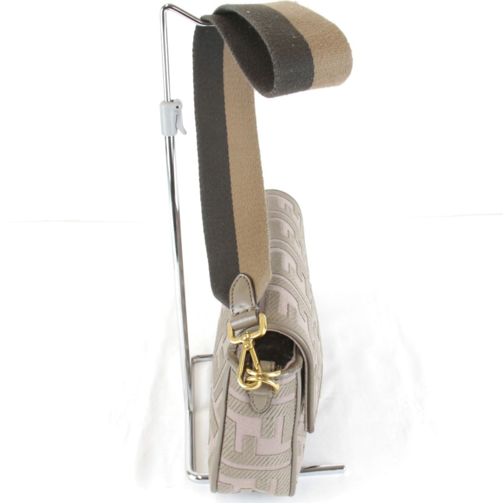 Fendi Shoulder Bag Canvas Pink — view 2