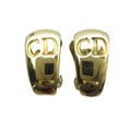 Dior Earrings Clip on Gold