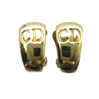 Dior Earrings Clip on Gold