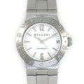 Bvlgari Watch Diagono White Dial Date SS Automatic Winding