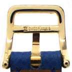 Hermes Watch Kelly 1996 Cadena Rock Motif White Dial Blue Cowhide — view 6