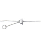 Hermes Necklace Mini Maillon PM Rosecanda Lacquer Metal — view 4