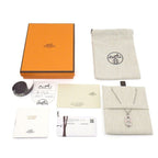Hermes Necklace Mini Maillon PM Rosecanda Lacquer Metal — view 8
