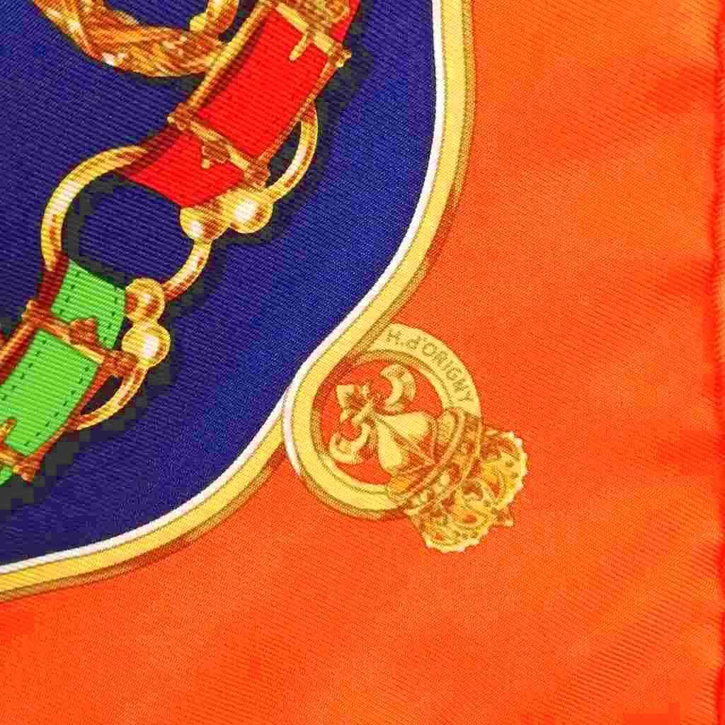 Hermes Cavalcadour Voltigeur Carre 42 Petit Scarf — view 7