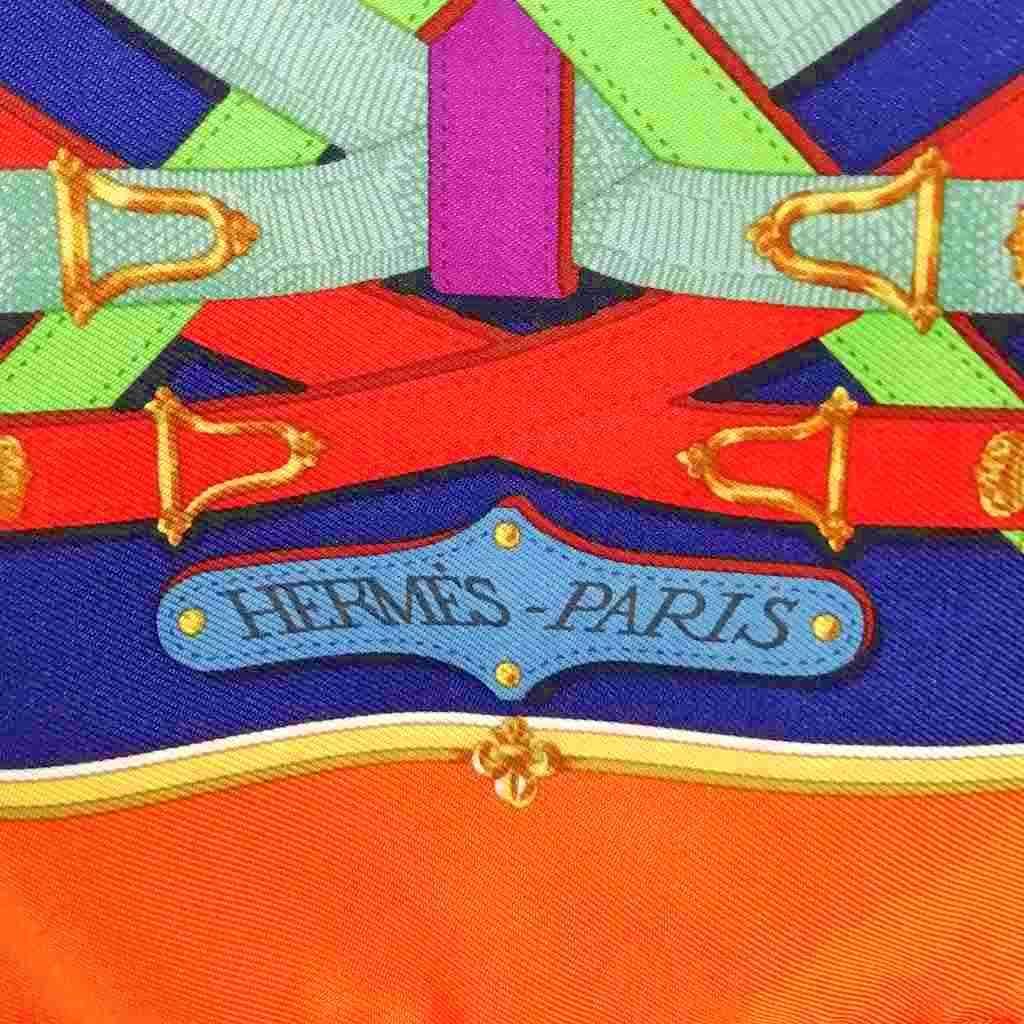 Hermes Cavalcadour Voltigeur Carre 42 Petit Scarf — view 6