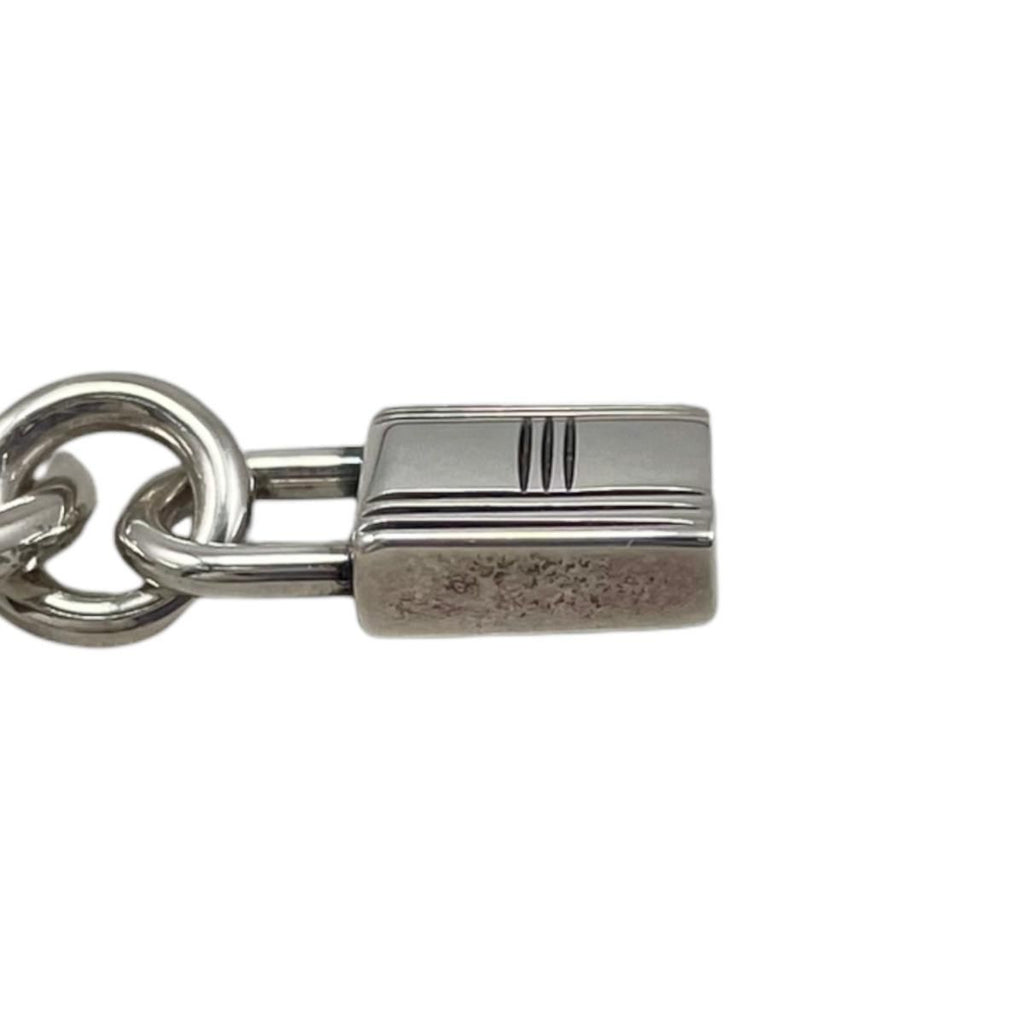 Hermes Necklace Amulet Kelly Cadena Pendant 00 Silver — view 8