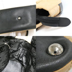 Chanel Cambon Line Large Tote Beige Black Leather — view 8