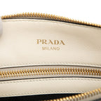 Prada 2-Way Shoulder Bag White Leather — view 5