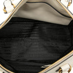 Prada 2-Way Shoulder Bag White Leather — view 4