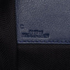 Loewe Anagram Hammock Shoulder Bag Drawstring 2-Way Navy Leather — view 6