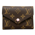 Louis Vuitton Trifold Wallet Monogram Portefeuille Victorine Rose Ballerine