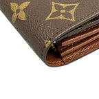 Louis Vuitton Wallet Monogram Pochette Porte Monet Cles Leather — view 8