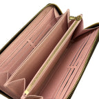Louis Vuitton Wallet Monogram Zippy Rose Ballerine Leather Cowhide — view 3