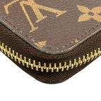 Louis Vuitton Wallet Monogram Zippy Rose Ballerine Leather Cowhide — view 6