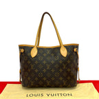 Louis Vuitton Neverfull PM Monogram Leather Tote Brown