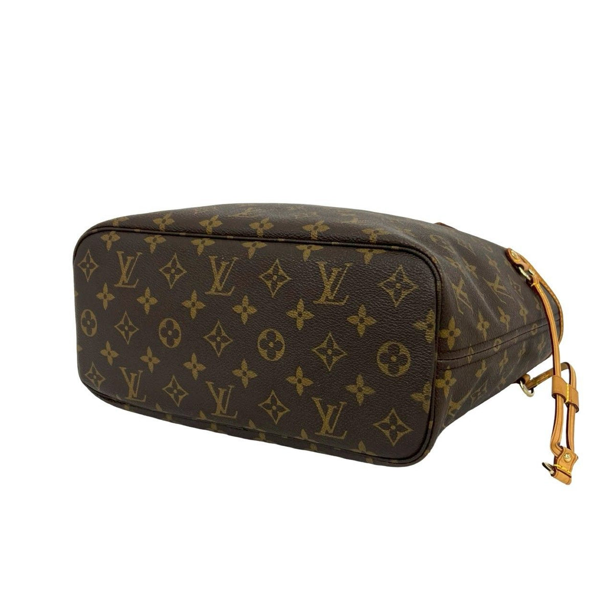 Louis Vuitton Neverfull PM Monogram Leather Tote Brown — view 8