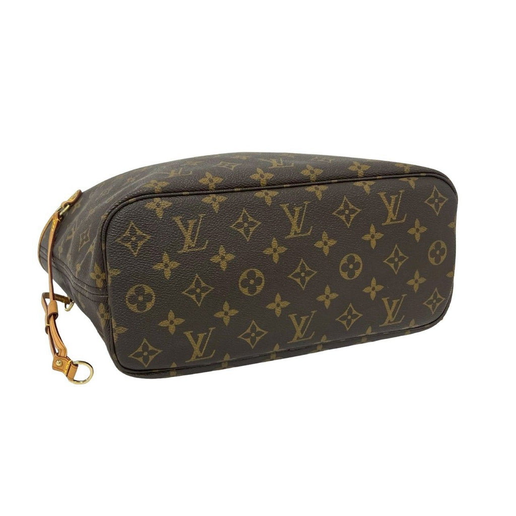 Louis Vuitton Neverfull PM Monogram Leather Tote Brown — view 7