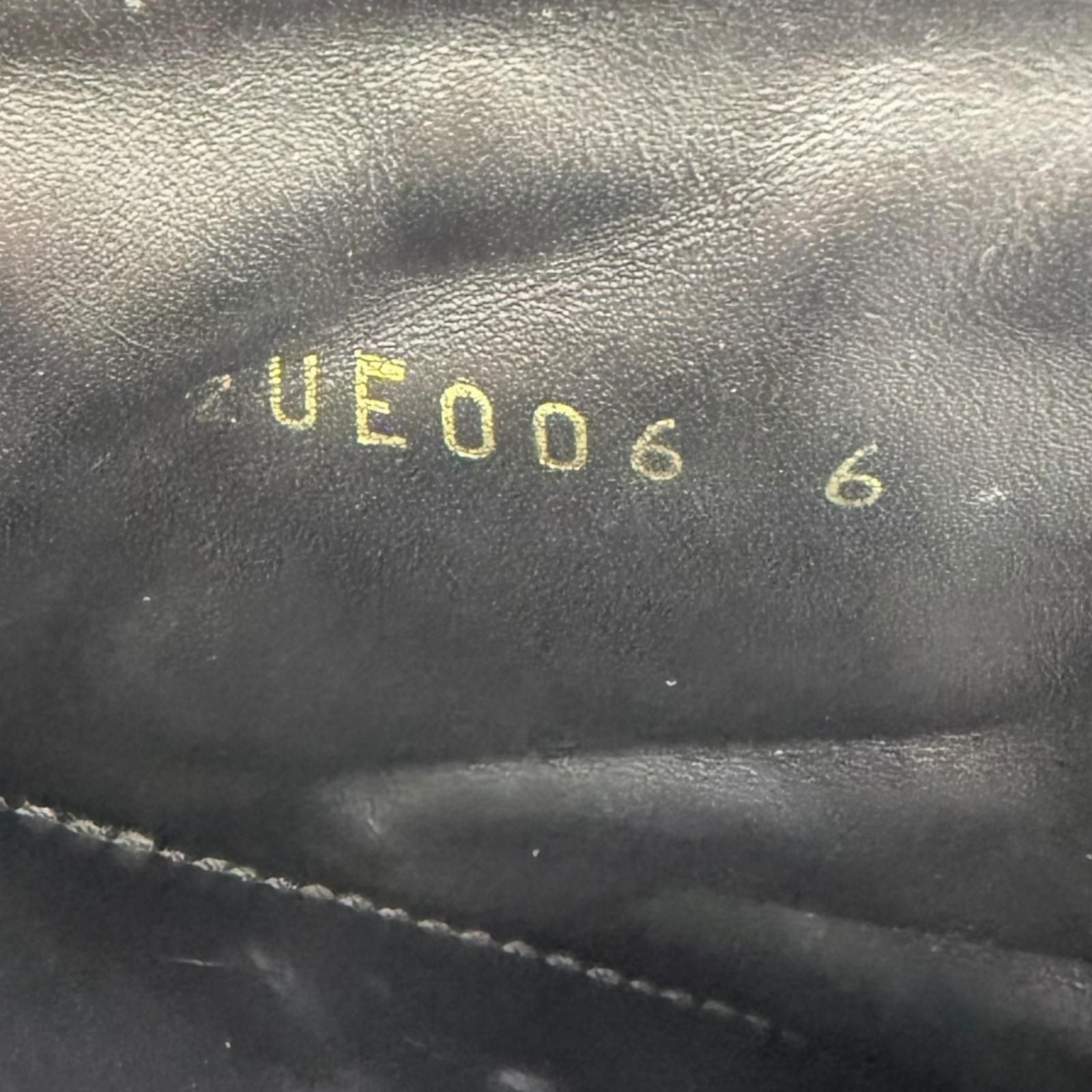 Prada Leather Nylon Triangle Logo Plate Combat Boots Ankle Black 6 — view 8