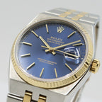 Rolex Oyster Quartz Datejust Blue Watch — view 2