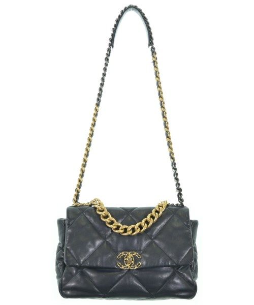 Chanel Shoulder Bag Navy — view 3