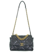 Chanel Shoulder Bag Navy — view 3