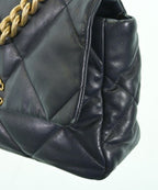 Chanel Shoulder Bag Navy — view 8