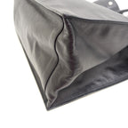 Saint Laurent North South Rib Gauche Tote Black — view 3