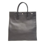 Saint Laurent North South Rib Gauche Tote Black — view 2