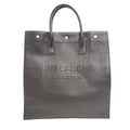 Saint Laurent North South Rib Gauche Tote Black