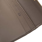 Celine Trio Small Flap Wallet Bifold Pebble Gray Leather — view 5